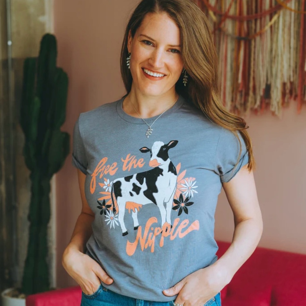 Women’s Graphic Tee - Charcoal